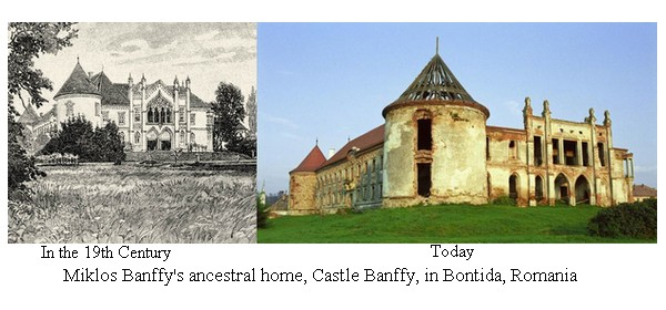Bon?ida Banffy Castle - then and now