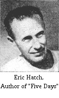 Eric Hatch, author of 'Five Days'