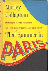 Cover of first U.S. edition of 'That Summer in Paris'
