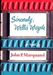 Cover of first edition of 'Sincerely, Willis Wayde'
