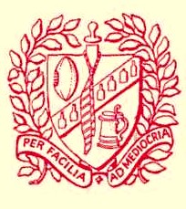 Insignia of Nostalgia University--'From easy to ordinary'--from the title page of 'The Gang's All Here'